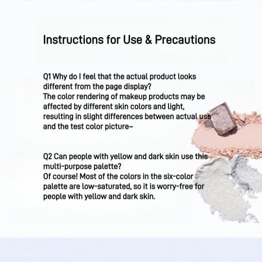 Judydoll Elaborate 6 Colors Eyeshadow Palette JD192 - Image 7